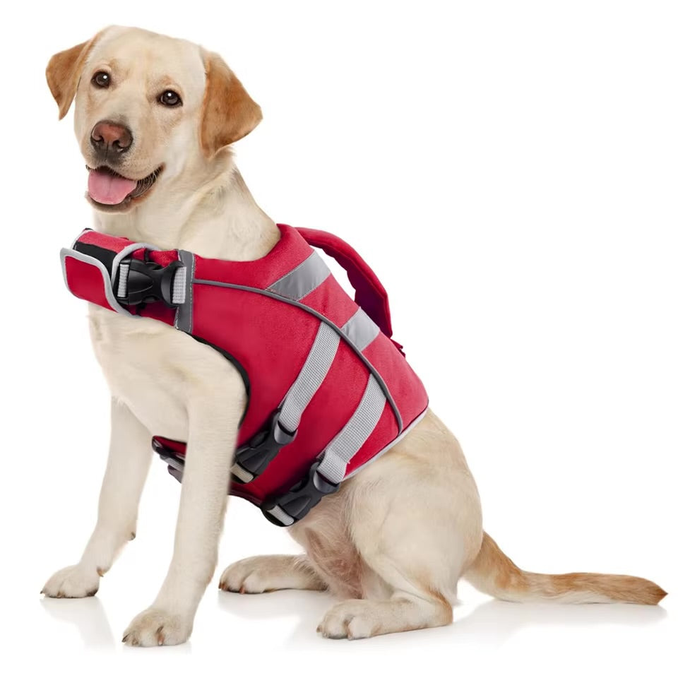 PawFlex Waterproof Dog Life Jacket - Reflective Safety Vest