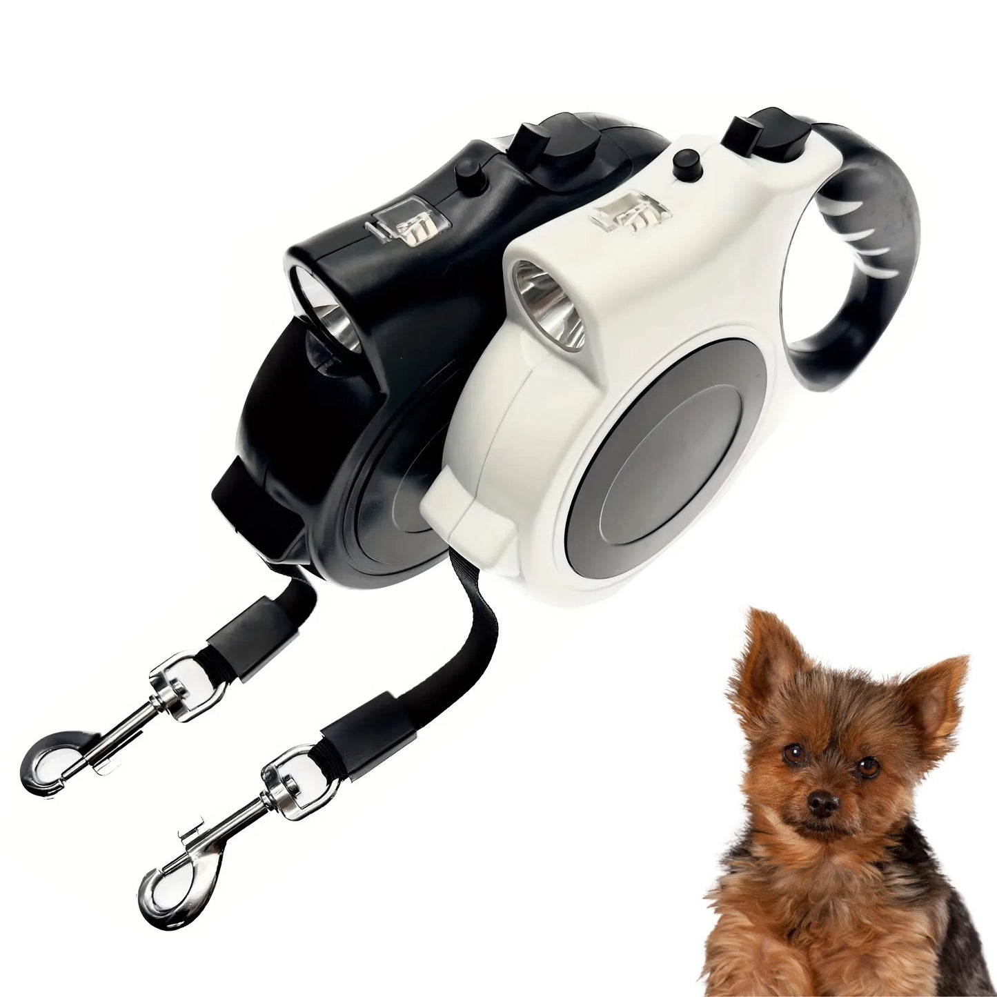 1pc Illuminated Retractable Dog Leash -16ft, Adjustable,ldeal For Medium And Large Dogs, Perfect For Nighttime Walks And Runs