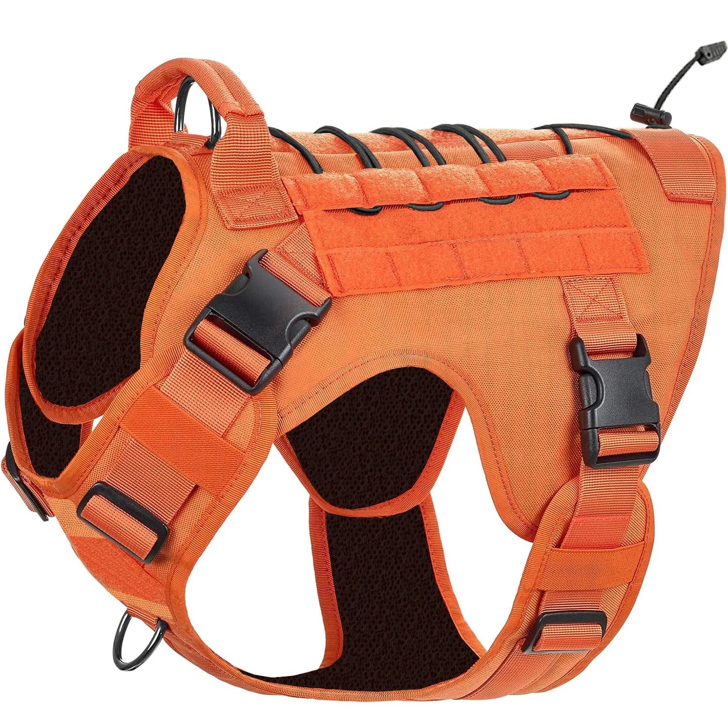 Dog Harness,Tactical Dog Harness with Handle,No-Pull Service Dog Vest with Hook & Loop Panels,Adjustable Dog Vest Harness for Wa