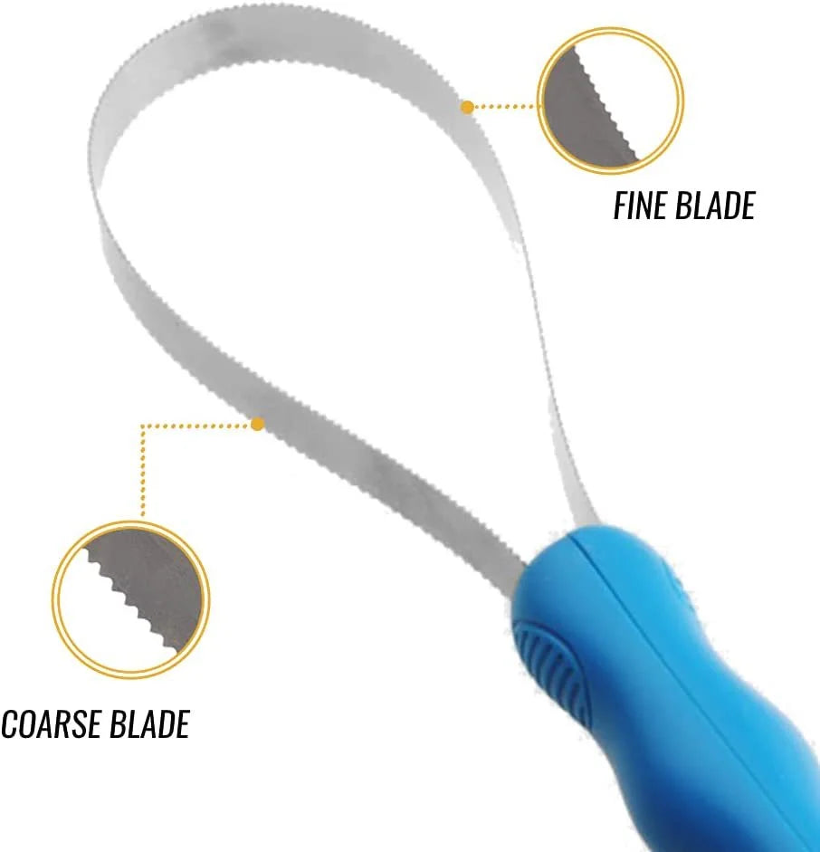 Pet Dog Grooming Brush, Hair Remover & Thinner Tool for Long Hair Pets