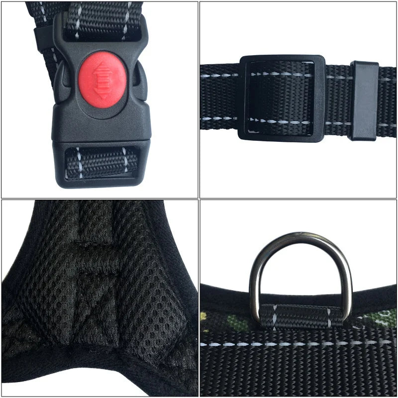 Dog Pet Harness Adjustable Control Vest Dogs Reflective XS S M L XL String Vest