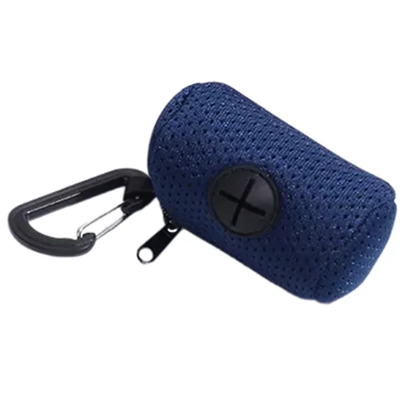 Dog Poop Bag Dispenser Portable Holder, Leash Attach Pet Waste Bag Container, Durable Outdoor Walking Travel Pet Supply