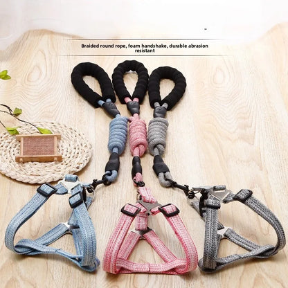 Dog leash, Retractable Harness, Dog Walking Rope, Medium, Small dog Chains, Collars, Pet supplies