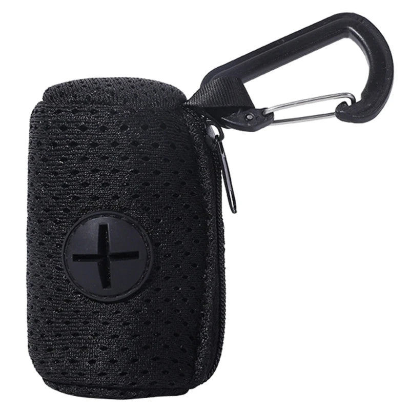Dog Poop Bag Dispenser Portable Holder, Leash Attach Pet Waste Bag Container, Durable Outdoor Walking Travel Pet Supply